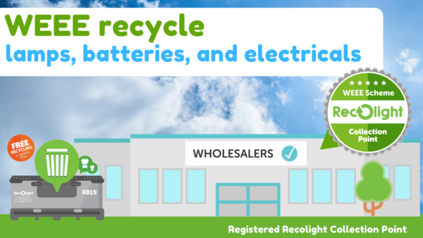 EEE recycle lamps batteries and electricals
