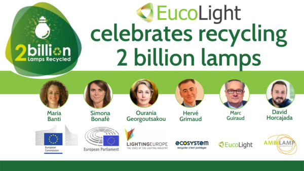 2 billion lamps recycled - EucoLight celebrates