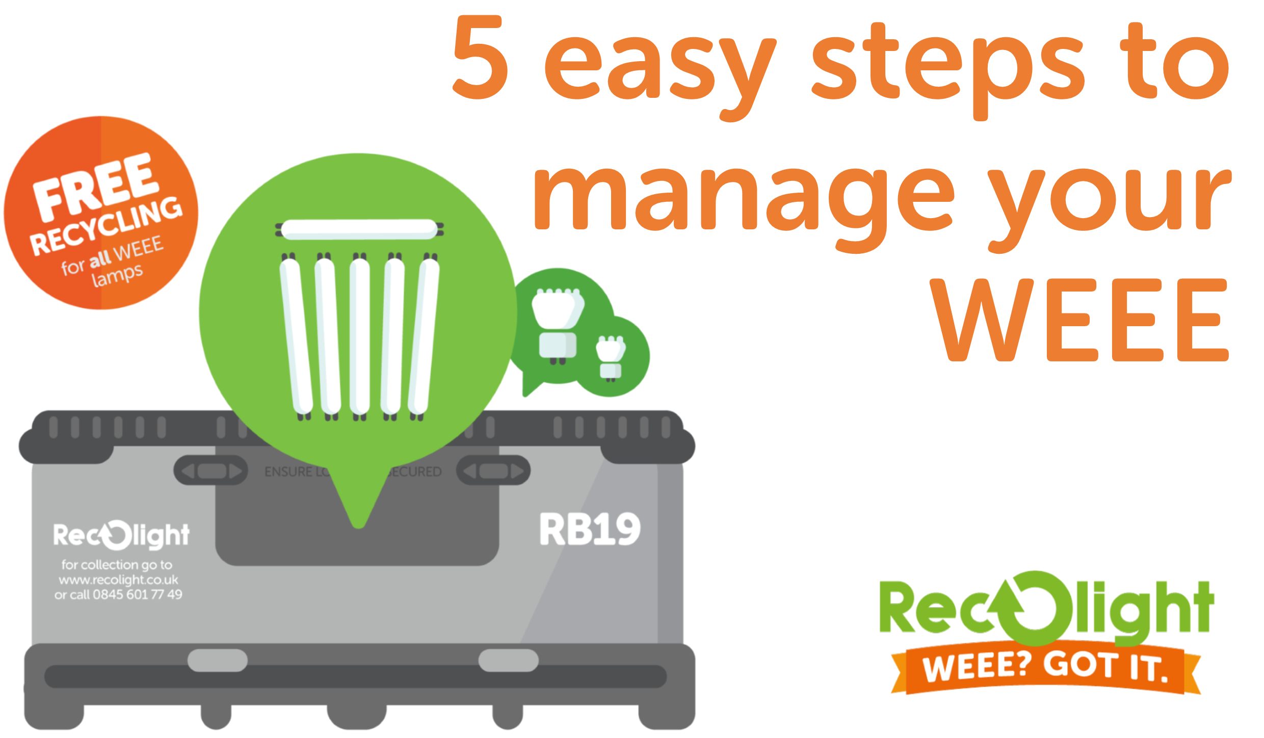 5 easy steps to manage your WEEE