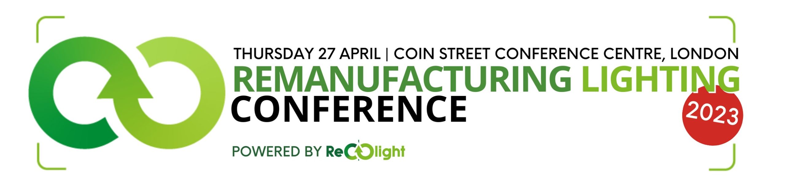 Remanufacturing Lighting Conference Recolight PRESS RELEASE logo