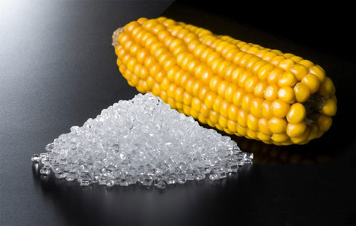 Corn and Durabio bio plastic