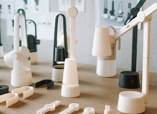 3D printed lamps and luminaires