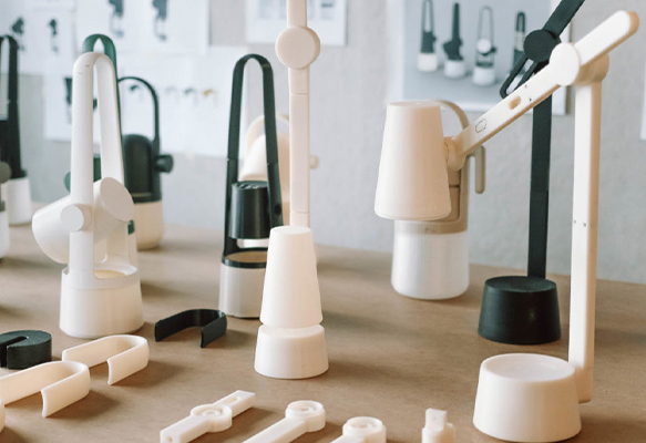 3D printed lamps and luminaires