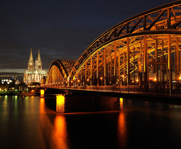 Cologne at night