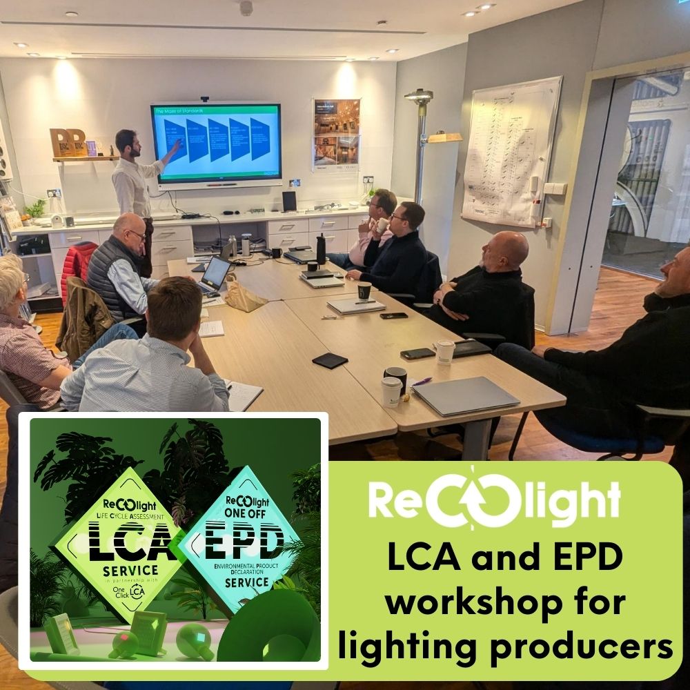 LCA & EPD workshop for lighting producers)