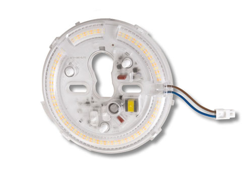 Megaman has ‘brought back the replaceable lamp’ in the form of LED modules that are exchangeable by end users. The company’s XChange range separates the LED light source from the luminaire body