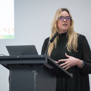 Net Zero Lighting Conference Rebecca Hatch, Director at WSP in the UK