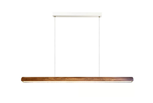 Nordlux has unveiled a linear LED pendant luminaire made from FSC-certified wood, continuing the brand’s exploration of natural materials in contemporary lighting design. The Akeno