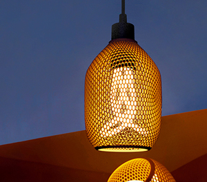 Plumen Hive 3D printed light