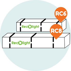 Recolight RC6 and RC8 containers