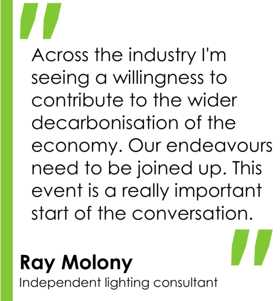 Ray Molony quote_Recolight Circular Economy Conference_Press release Jan 2020
