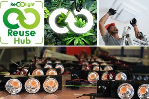 Recolight Reuse Hub PRESS RELEASE Charities offered free of charge low energy lighting equipment by industry body (300 x 200 px)