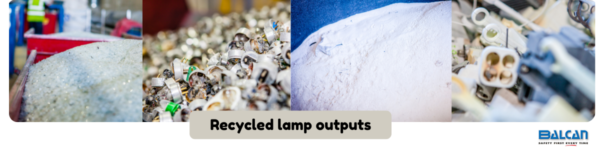 Recycled lamp outputs