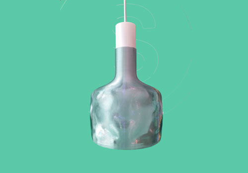 Signify's pendant is made from water coolers