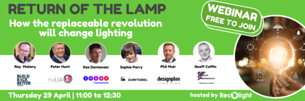 Replaceable lighting April 2021_Recolight webinar series - Lighting and the Circular Economy