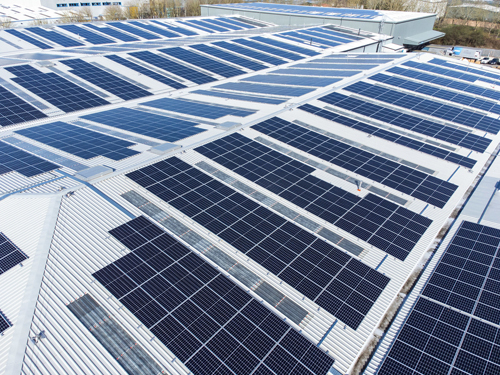 Thorlux expands solar panels on its factory