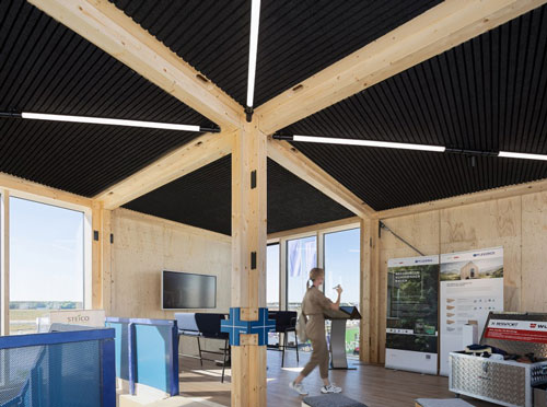 Trilux supplies lights for wooden building initiative