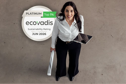 The Zumtobel Group has been awarded an EcoVadis Platinum medal