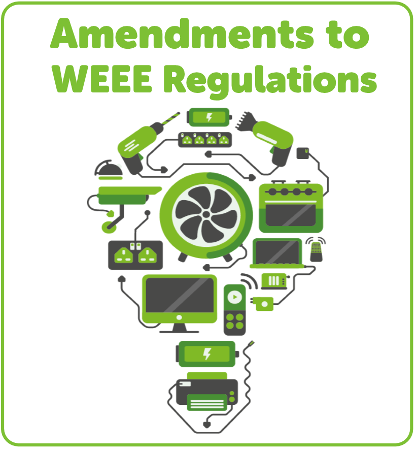 The Government has published an amendment to the WEEE regulations (SI 2018 No. 1214).
