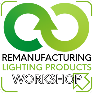 remanufacturing lighting Recolight workshop logo