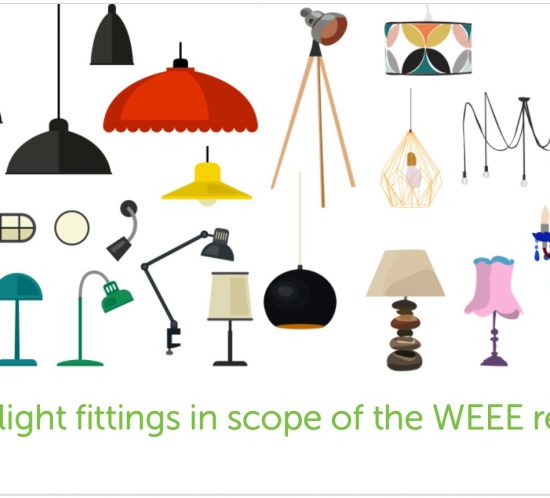 domestic light fittings in scope of WEEE regulations