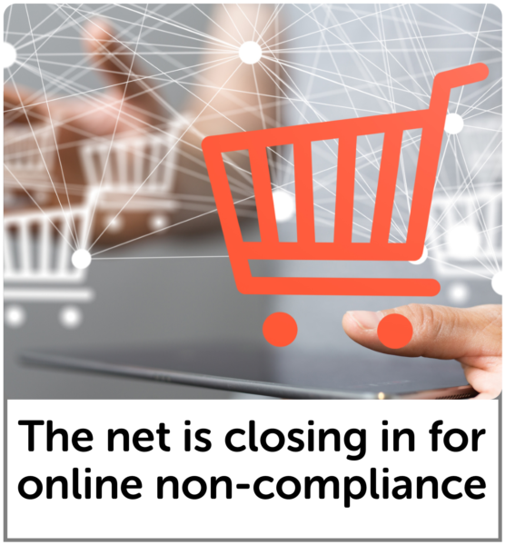 the net is closing for online noncompliance_Recolight press release August 2019